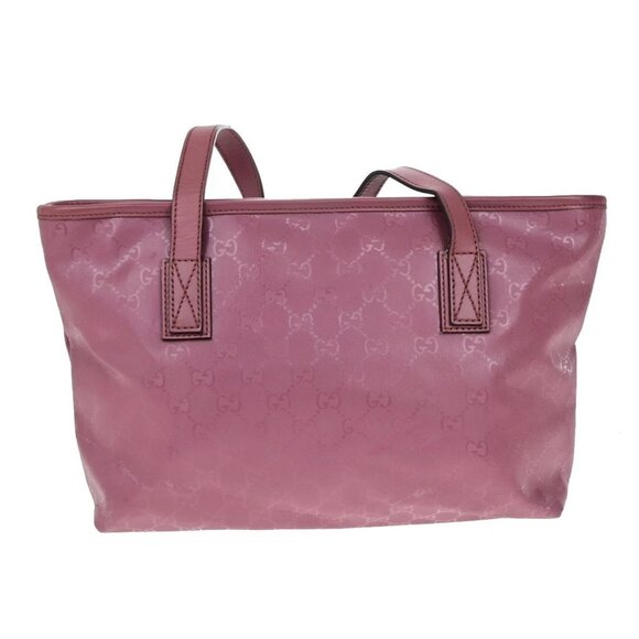 GUCCI Logo Imprime GG Pattern Shoulder Bag PVC Leather Pink GHW Italy 31YH147 - Picture 16 of 16